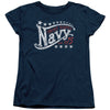 Navy - Stars Women's Short Sleeve