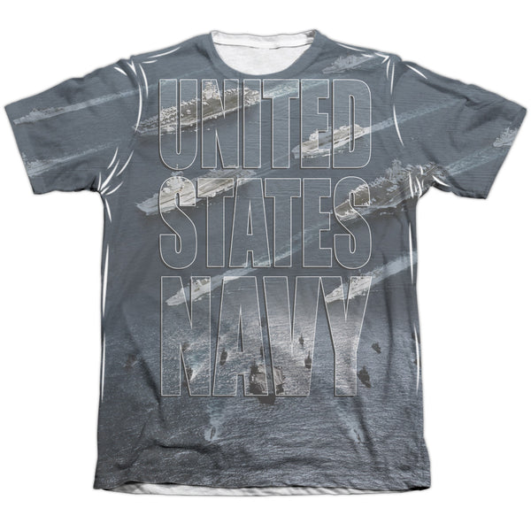 Navy - Fleet Adult Regular Fit Short Sleeve 65 - 35 Poly - Cotton