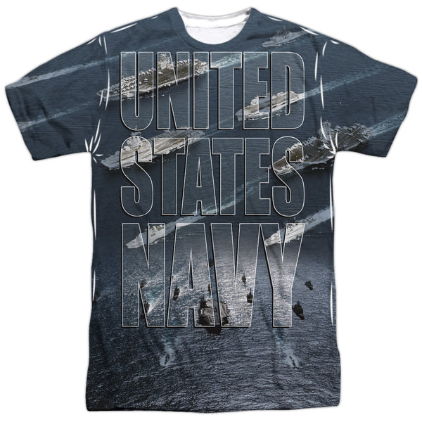 Navy - Fleet Adult Regular Fit Short Sleeve 100% Poly