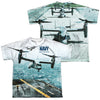 Navy - Osprey (Front - Back Print) Youth Short Sleeve 100% Poly