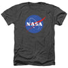 Nasa - Meatball Logo Adult Regular Fit Heather Short Sleeve