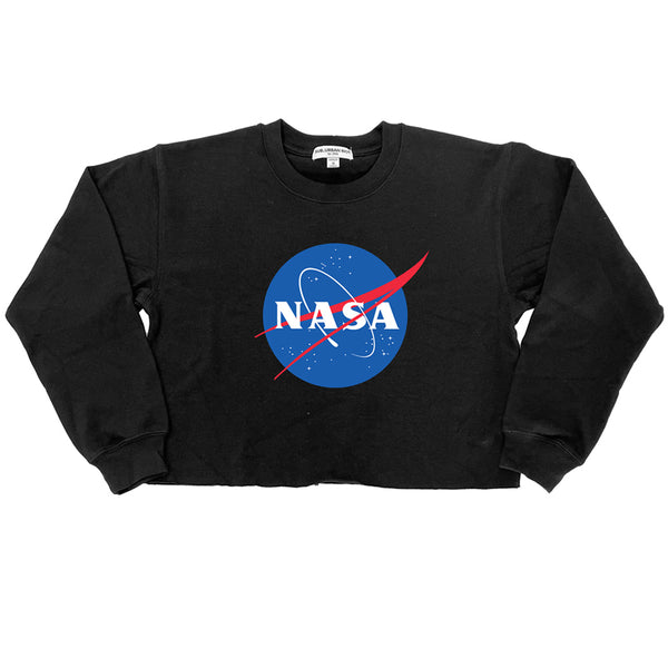 Nasa - Meatball Logo Crop Sweatshirt