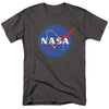 Nasa - Meatball Logo Distressed Adult Regular Fit Short Sleeve