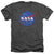 Nasa - Meatball Logo Distressed Adult Regular Fit Heather Short Sleeve