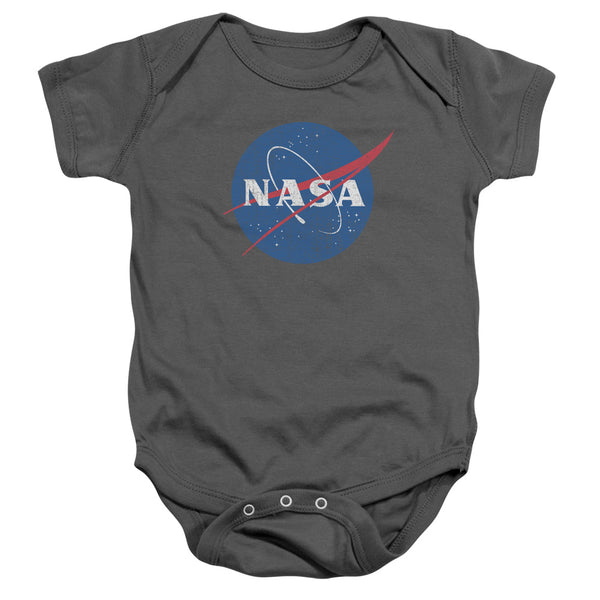 Nasa - Meatball Logo Distressed Infant Snapsuit