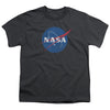 Nasa - Meatball Logo Distressed Youth Short Sleeve