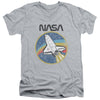 Nasa - Shuttle Adult Slim Fit V Neck Cotton