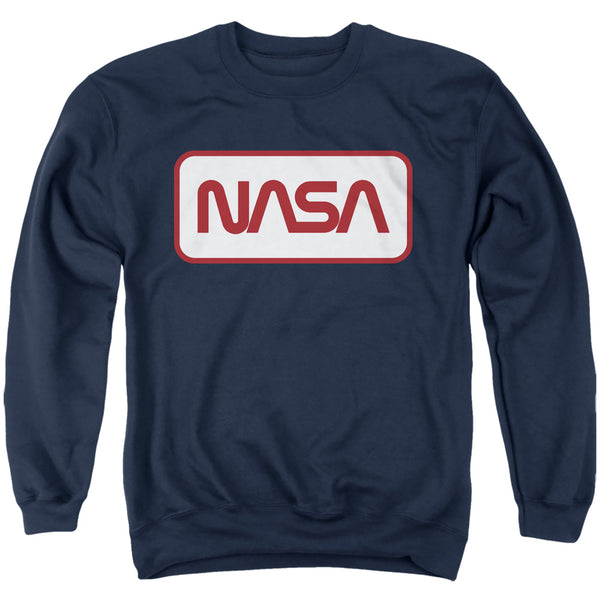 Nasa - Rectagular Worm Logo Adult Crewneck Sweatshirt