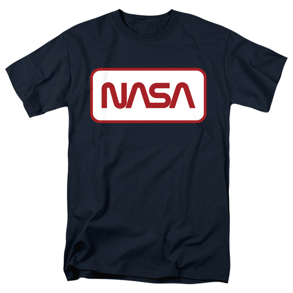 Nasa - Rectagular Worm Logo Adult Regular Fit Short Sleeve