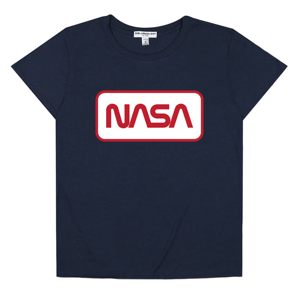 Nasa - Rectagular Worm Logo Loose Tee