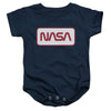 Nasa - Rectagular Worm Logo Infant Snapsuit