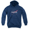 Nasa - Distressed Logo Youth Hooded Sweatshirt
