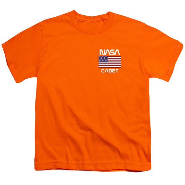Nasa - Cadet American Flag Youth Short Sleeve