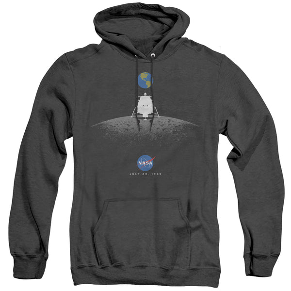 Nasa - Moon Landing Simple Adult Heather Hoodie