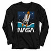 NASA Shuttle In Space- L/S Tshirt