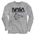 NASA Worm Logo And Shuttle- L/S Tshirt