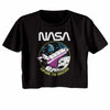 NASA Explore The Universe-Ladies S/S Festival Cali Crop