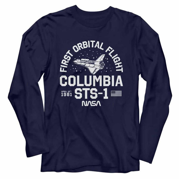 NASA Columbia Sts 1- L/S Tshirt