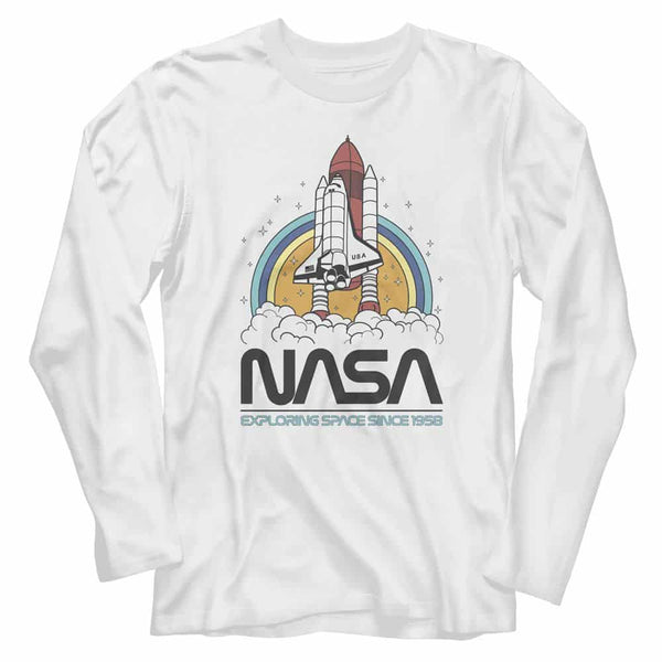 NASA Exploring Space Circles- L/S Tshirt