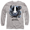Avatar The Last Airbender - Airbender Blue And Black Kanji Adult Long Sleeve
