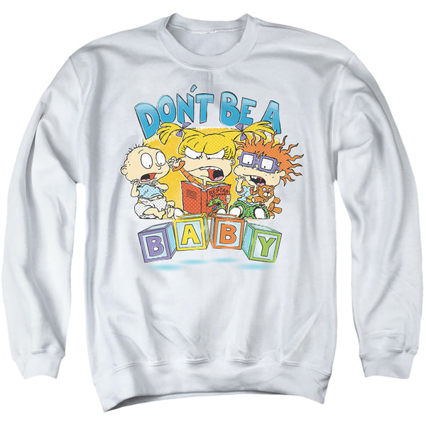 Rugrats - Don'T Be A Baby Blocks Adult Crewneck Sweatshirt