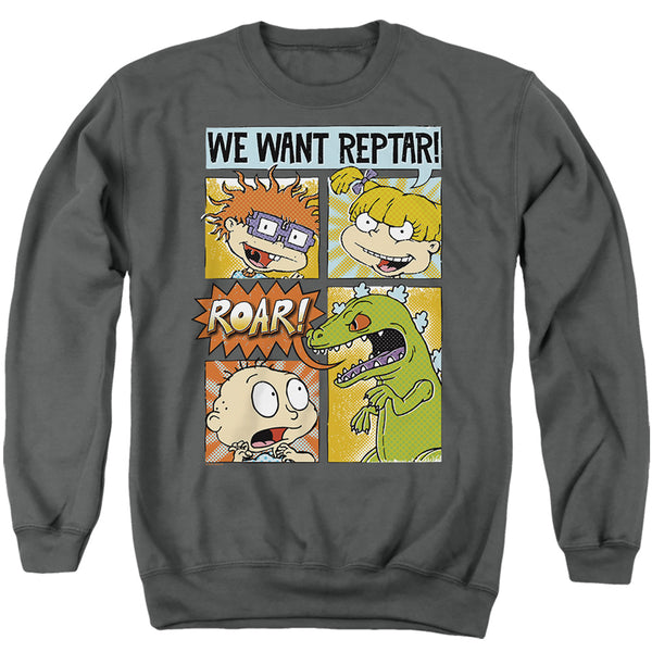 Rugrats - We Want Reptar! Comic Adult Crewneck Sweatshirt
