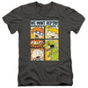 Rugrats - We Want Reptar! Comic Adult Slim Fit V Neck Cotton