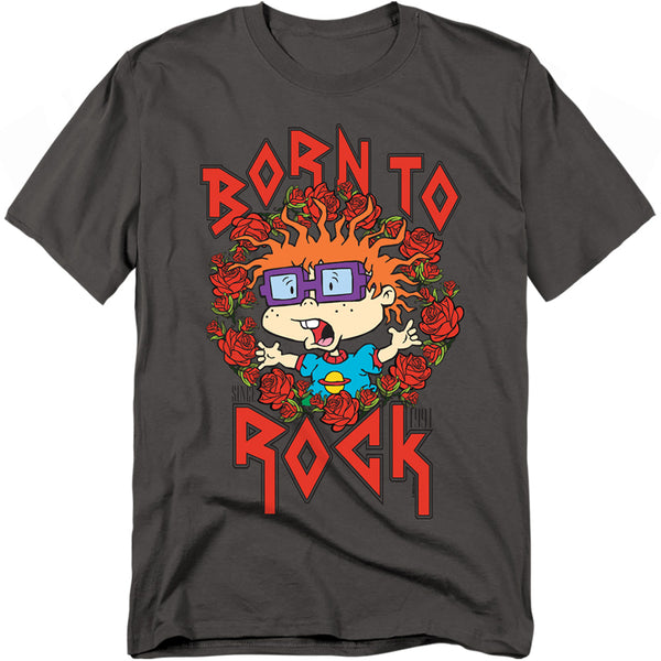 Rugrats - Chucky Was Born To Rock Adult Regular Fit Short Sleeve