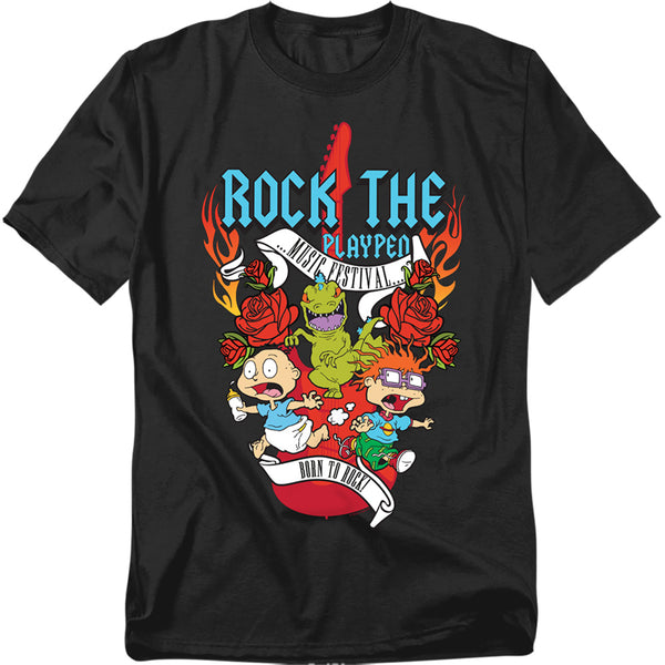 Rugrats - Rock The Playpen Music Festival Adult Regular Fit Short Sleeve
