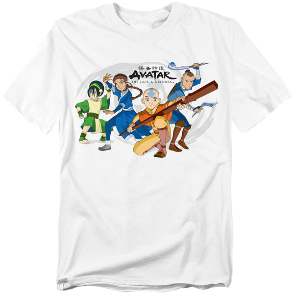 Avatar The Last Airbender - Avatars Group Adult Regular Fit Short Sleeve