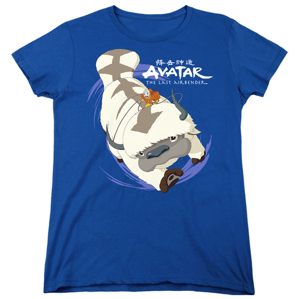 Avatar The Last Airbender - Appa In Flight Women's Short Sleeve