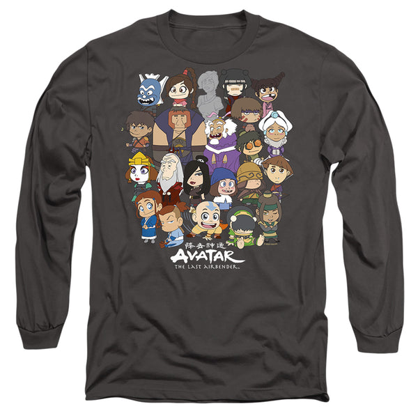 Avatar The Last Airbender - Chibi Group Adult Long Sleeve