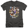 Avatar The Last Airbender - Chibi Group Adult Slim Fit V Neck Cotton