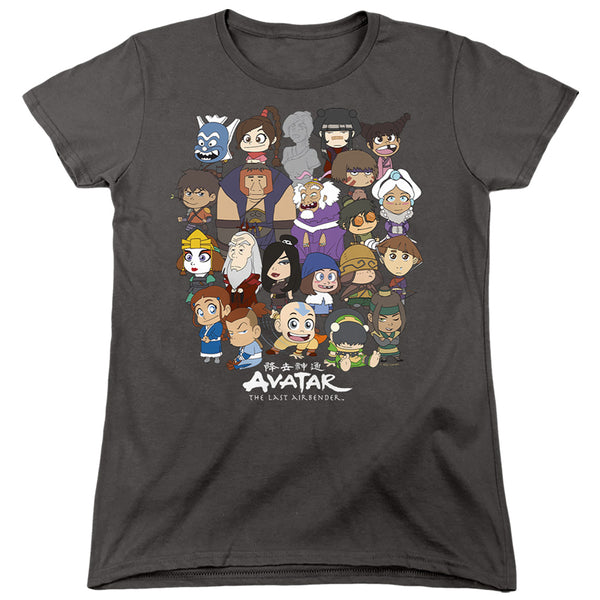 Avatar The Last Airbender - Chibi Group Women's Short Sleeve