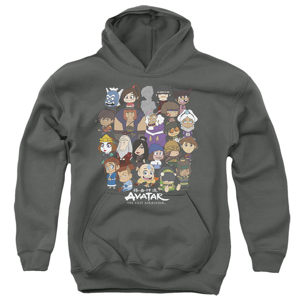 Avatar The Last Airbender - Chibi Group Youth Hooded Sweatshirt