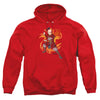 Avatar The Last Airbender - Zuko Flame Burst Adult Pullover Hoodie