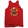 Avatar The Last Airbender - Zuko Flame Burst Adult Tank Top