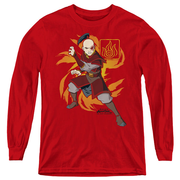 Avatar The Last Airbender - Zuko Flame Burst L - S Youth