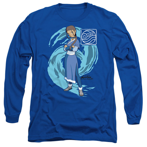 Avatar The Last Airbender - Katara Water Wave Adult Long Sleeve