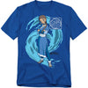 Avatar The Last Airbender - Katara Water Wave Adult Regular Fit Short Sleeve
