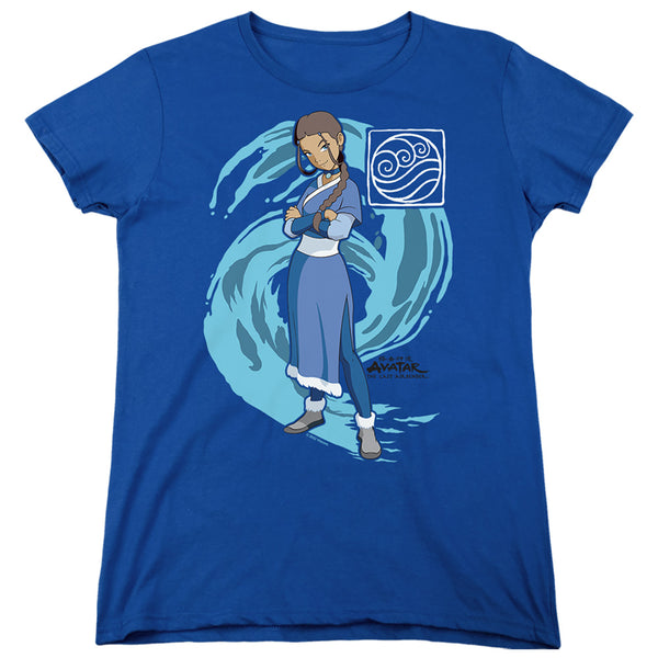 Avatar The Last Airbender - Katara Water Wave Women's Short Sleeve