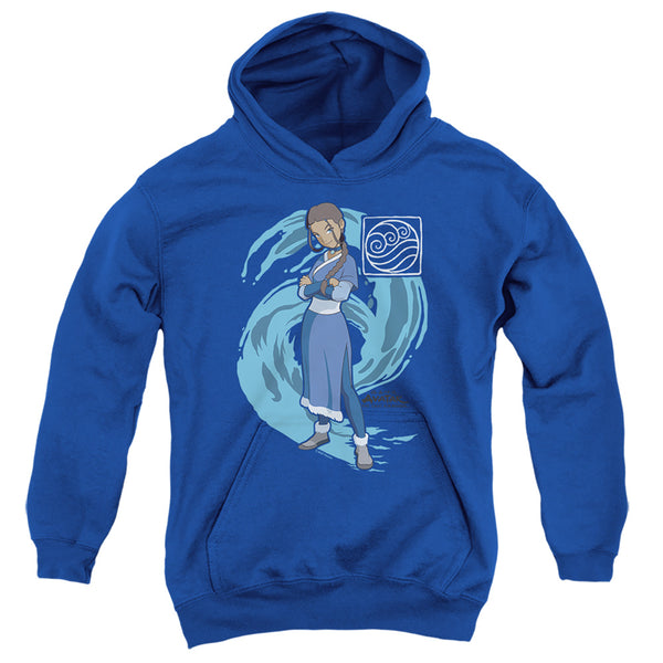Avatar The Last Airbender - Katara Water Wave Youth Hooded Sweatshirt
