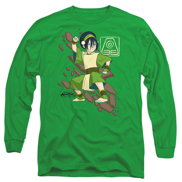 Avatar The Last Airbender - Toph Rock Slide Adult Long Sleeve