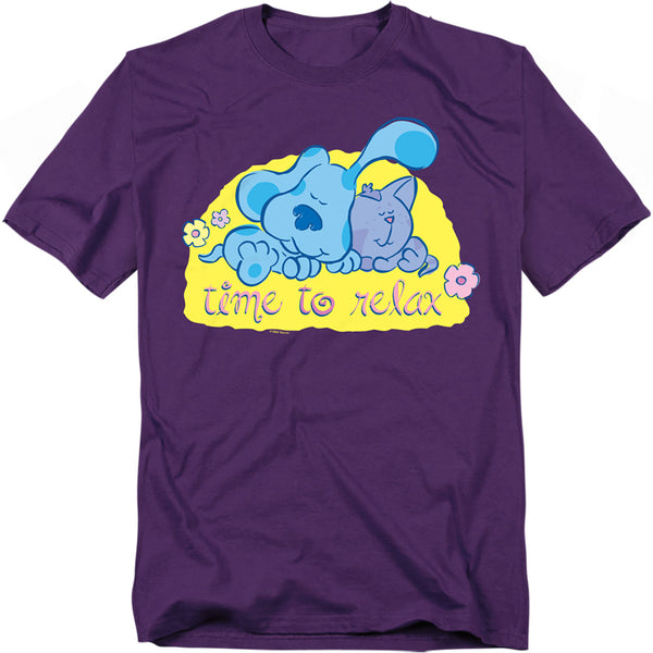 Blue’s Clues (Classic) - Time To Relax Adult Regular Fit Short Sleeve