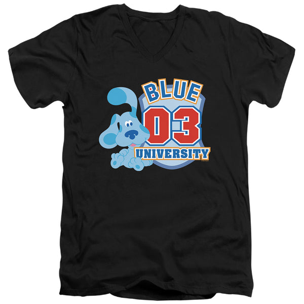 Blue’s Clues (Classic) - University Adult Slim Fit V Neck Cotton