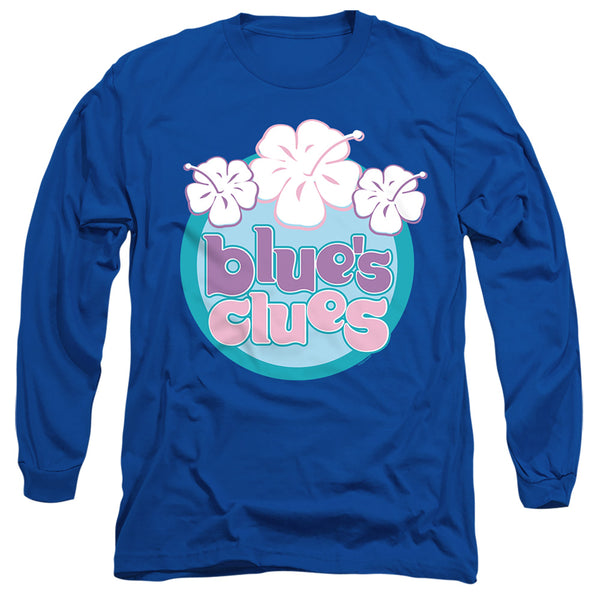 Blue’s Clues (Classic) - Hawaiian Flowers Adult Long Sleeve