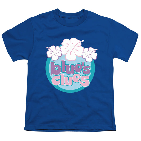 Blue’s Clues (Classic) - Hawaiian Flowers Youth Short Sleeve