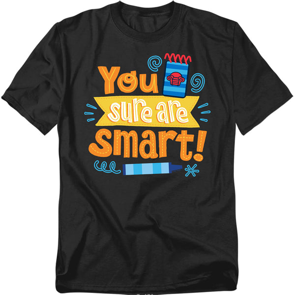 Blues Clues & You - You Sure Are Smart! Adult Regular Fit Short Sleeve