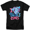 Blues Clues & You - I Heart Blue Adult Tall Fit Short Sleeve
