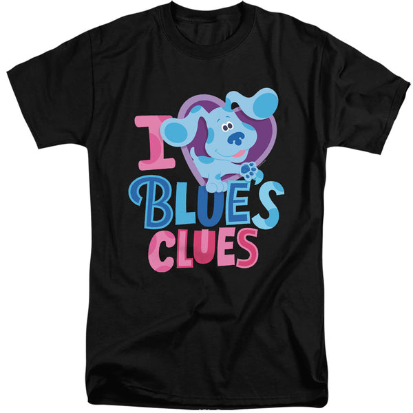 Blues Clues & You - I Heart Blue Adult Tall Fit Short Sleeve